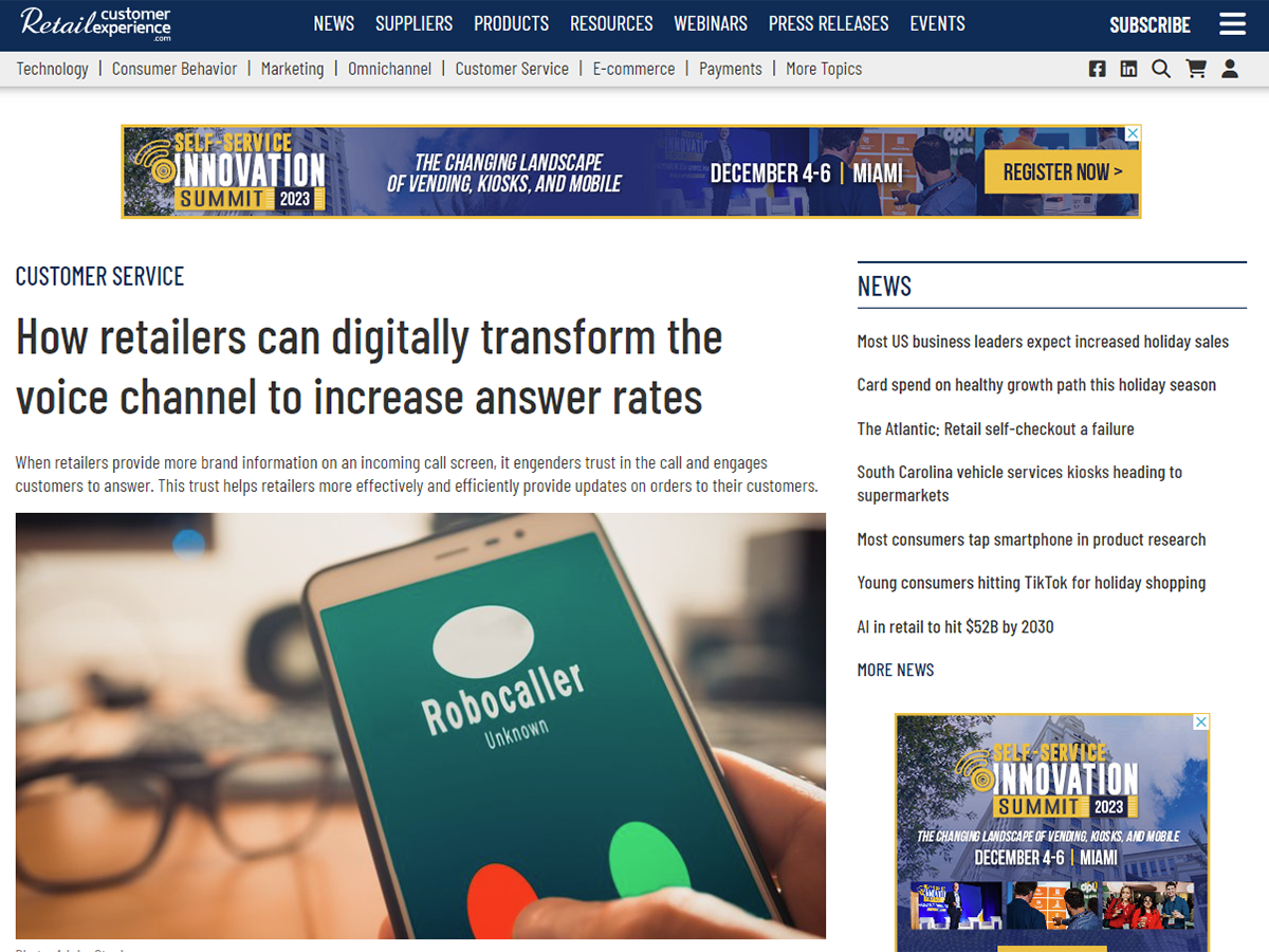 How retailers can digitally transform the voice channel to increase answer rates